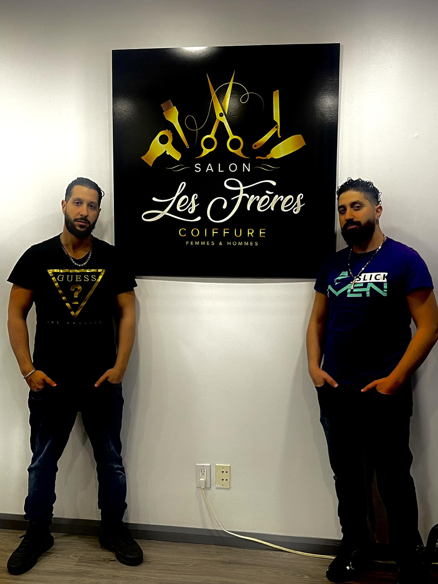 Tony et Joseph du Salon Les Frères à Laval