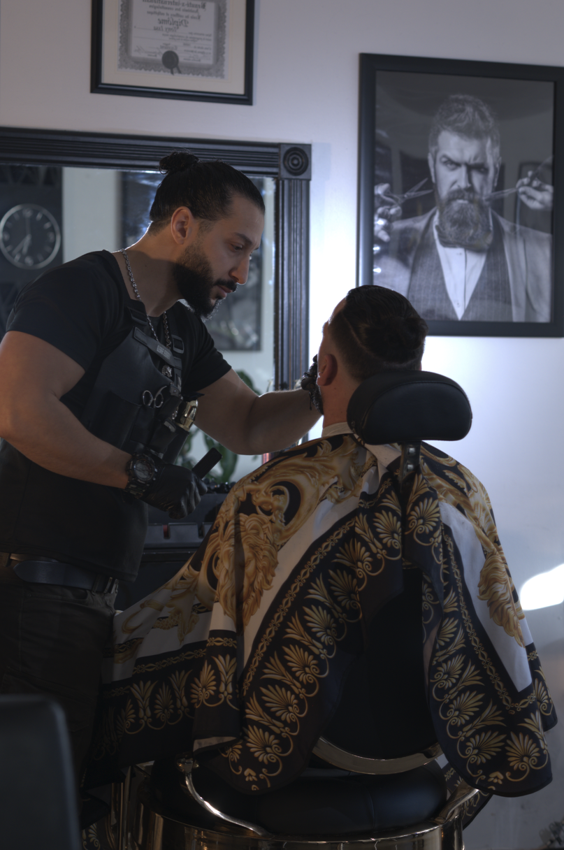 Premium men’s fade at Salon Les Frères Laval