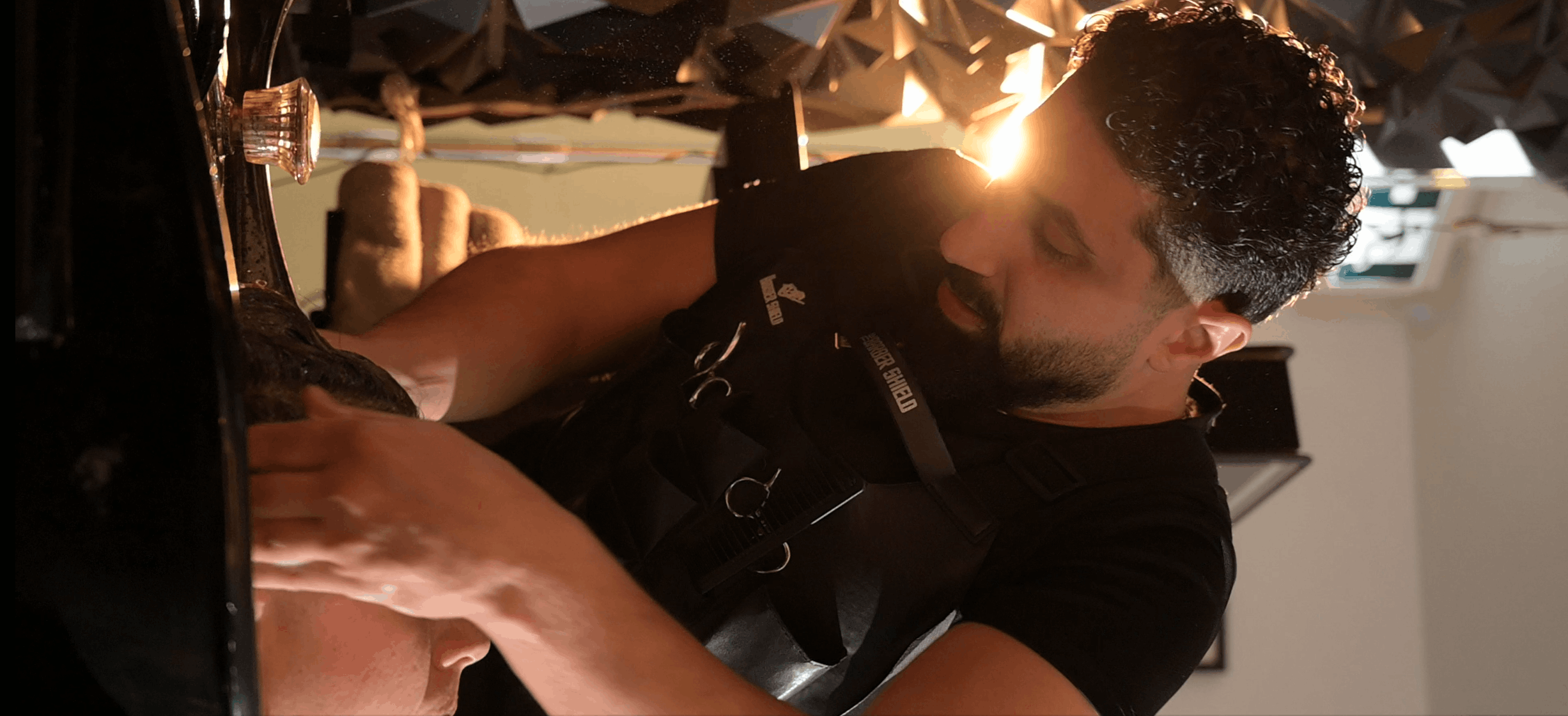 Coupe homme moderne chez Salon Les Frères Laval